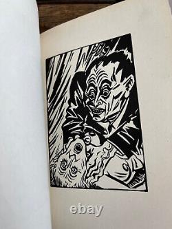 Rare Frans Masereel. Figures et Grimaces 1926. Dedication & Signed. 1st Edition