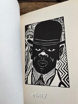 Rare Frans Masereel. Figures et Grimaces 1926. Dedication & Signed. 1st Edition