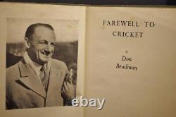 Rare Signed Don Bradman Farewell To Cricket 1st Edition 1950