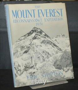 Rare Signed Eric Shipton The Mount Everest Reconnaissance Expedition 1951