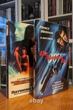 Rare Signed First Edition Raymond Benson World Is Not Enough & Die Another Day