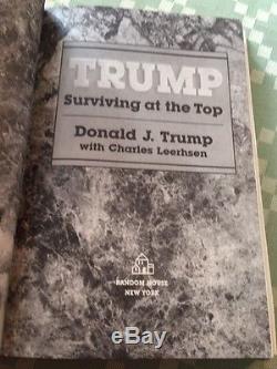 Rare Signed To His Parents, Family TRUMP SURVIVING AT TOP President Donald Trump