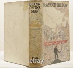 Rare With Signed Letter Blank On The Map By Eric Shipton 1st Ed 1938