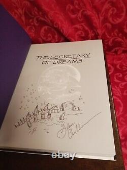Rare signed original art Secretary of Dreams Vol 1 2 Stephen King First Edition