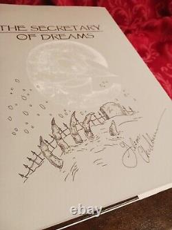 Rare signed original art Secretary of Dreams Vol 1 2 Stephen King First Edition