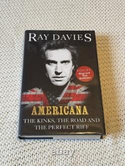 Ray Davies Americana The Kinks Signed 1st Edition Book