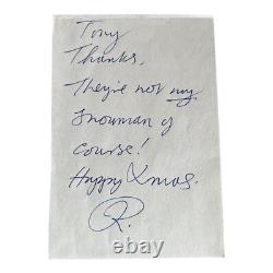 Raymond Briggs, The Snowman Hamilton 1978. 1st Edition 1st Printing, Signed Note