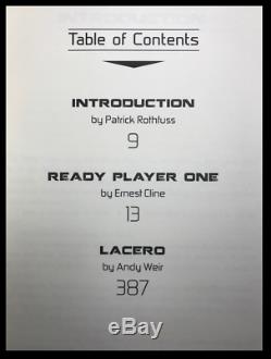 Ready Player One SIGNED by ERNEST CLINE New Subterranean Press Limited Edition