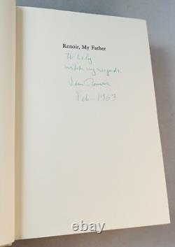 Renoir, My Father-Jean Renoir-SIGNED! -First/1st Edition/2nd Printing-VERY RARE