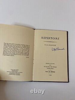 Repertoire by W. H. Charnock, 1953 1st Edition Hardcover Book, Signed By Author