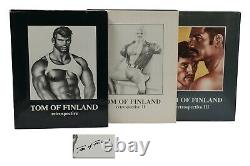 Retrospective I, II & III SIGNED by TOM OF FINLAND FIrst Edition 1st & 2nd