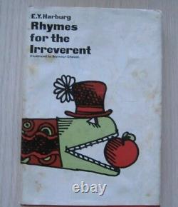 Rhymes for The Irreverent- E. Y. Harburg -SIGNED 1st edition 1965