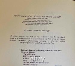 Richard Dawkins The Selfish Gene SIGNED 1st Edition & 1st Print UK -ULTRA RARE
