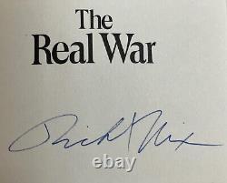 Richard NIXON, The Real War, First Edition Hardcover Book, SIGNED, 1980, with DJ