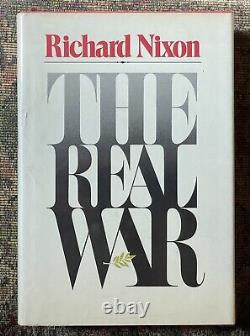 Richard NIXON, The Real War, First Edition Hardcover Book, SIGNED, 1980, with DJ