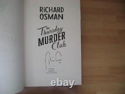 Richard Osman Signed Thursday Murder Club matching low Numbered 1st 3 Goldsboro
