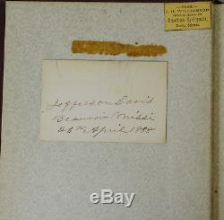 Rise & Fall of the Confederate Government JEFFERSON DAVIS SIGNED First Edition