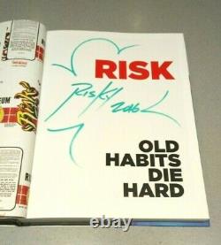 Risk Old Habits Die Hard Hb Book Signed First Edition 2015 Rare Vgc/nmc