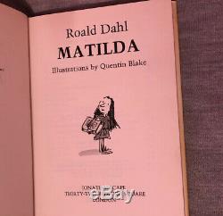 Roald Dahl Matilda First UK Edition 1988 SIGNED 1st HBDJ