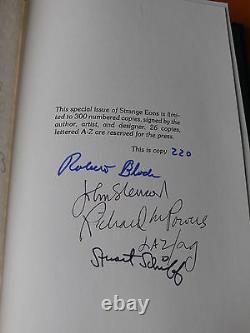 Robert Bloch.' Strange Eons'. Chapel Hill Signed 1st Edition