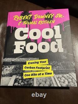 Robert Downey Jr SIGNED Cool Food Book Autographed Kostigen Hardback First Ed