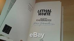 Robert Galbraith SIGNED Lethal White J. K. Rowling 1st edition 1st print Hardback