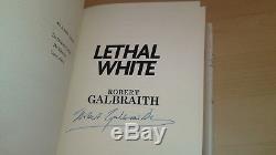 Robert Galbraith SIGNED Lethal White J. K. Rowling 1st edition 1st print Hardback