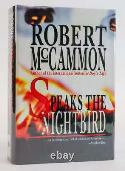 Robert McCammon / SPEAKS THE NIGHTBIRD Signed 1st Edition 2002