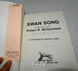 Robert R McCammon SWAN SONG 1st Edition rare SIGNED hcdj