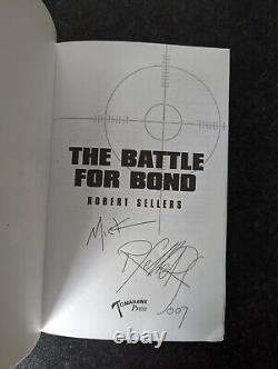 Robert Sellers / The Battle For Bond 1st Edition Signed 007 James Bond 2008