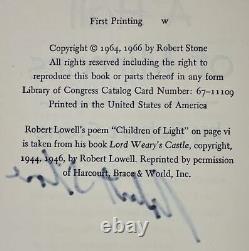 Robert Stone / A Hall of Mirrors SIGNED 1st Edition