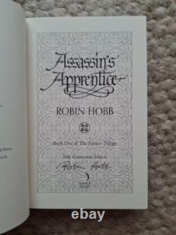 Robin Hobb Assassins Apprentice Signed 20th Anniversary Edition