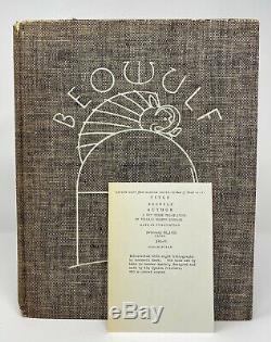 Rockwell Kent Beowulf Lithographs SIGNED Limited 1932 1st 1st Scarce NR