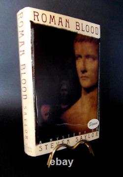 Roman Blood A Mystery By Steven Saylor 1991 Signed 1st Ed Roma Sub Roma Vol 1