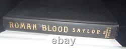 Roman Blood A Mystery By Steven Saylor 1991 Signed 1st Ed Roma Sub Roma Vol 1