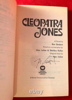 Ron GOULART, Max JULIEN / Cleopatra Jones SIGNED 1ST 1st Edition 1973 Ron GOULART, Max JULIEN / Cleopatra Jones SIGNED 1ST 1st Edition 1973