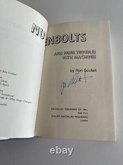 Ron Goulart / Nutzenbolts & More Troubles 1st Edition 1975 Author Signed