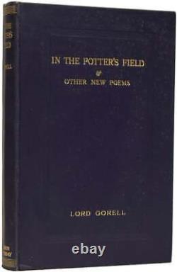 Ronald BARNES / In The Potter's Field and Other New Poems Signed 1st Edition