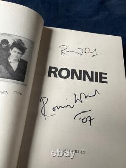 Ronnie Wood RONNIE Signed Editon Autobiography 2007 The Rolling Stones Autograph