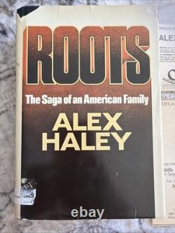 Roots Saga of An American Family Alex Haley Signed 1st Edition Provenance HCDJ
