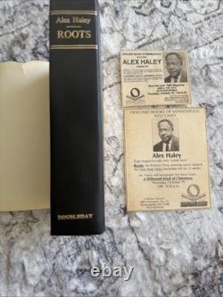 Roots Saga of An American Family Alex Haley Signed 1st Edition Provenance HCDJ