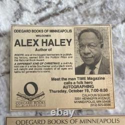 Roots Saga of An American Family Alex Haley Signed 1st Edition Provenance HCDJ