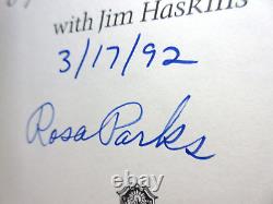 Rosa Parks SIGNED My Story Autobiography- Dated 3/17/92 First Edition 2nd Print