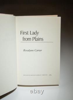 Rosalynn Carter / First Lady From Plains Limited Signed 1st Edition 1984