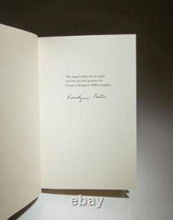 Rosalynn Carter / First Lady From Plains Limited Signed 1st Edition 1984