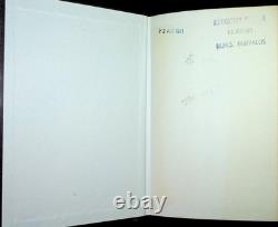 Ruth Rendell / One Across Two Down Signed UK 1st 1st Edition 1971