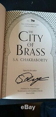 S. A. Chakraborty The City of Brass & Kingdom of Copper SIGNED NUMBERED Ltd Ed