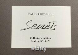 SALE! Mega RARE! Photobook SIGNED Paolo ROVERSI SECRETS 14/20 copies 1st LimED