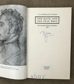 SCARCE SIGNED P. D. JAMES THE MAUL AND THE PEAR TREE 1st EDITION DUST JACKET