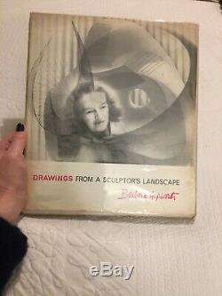 SCARCE Signed BARBARA HEPWORTHDrawings From A Sculptors Landscape1966 1st Ed